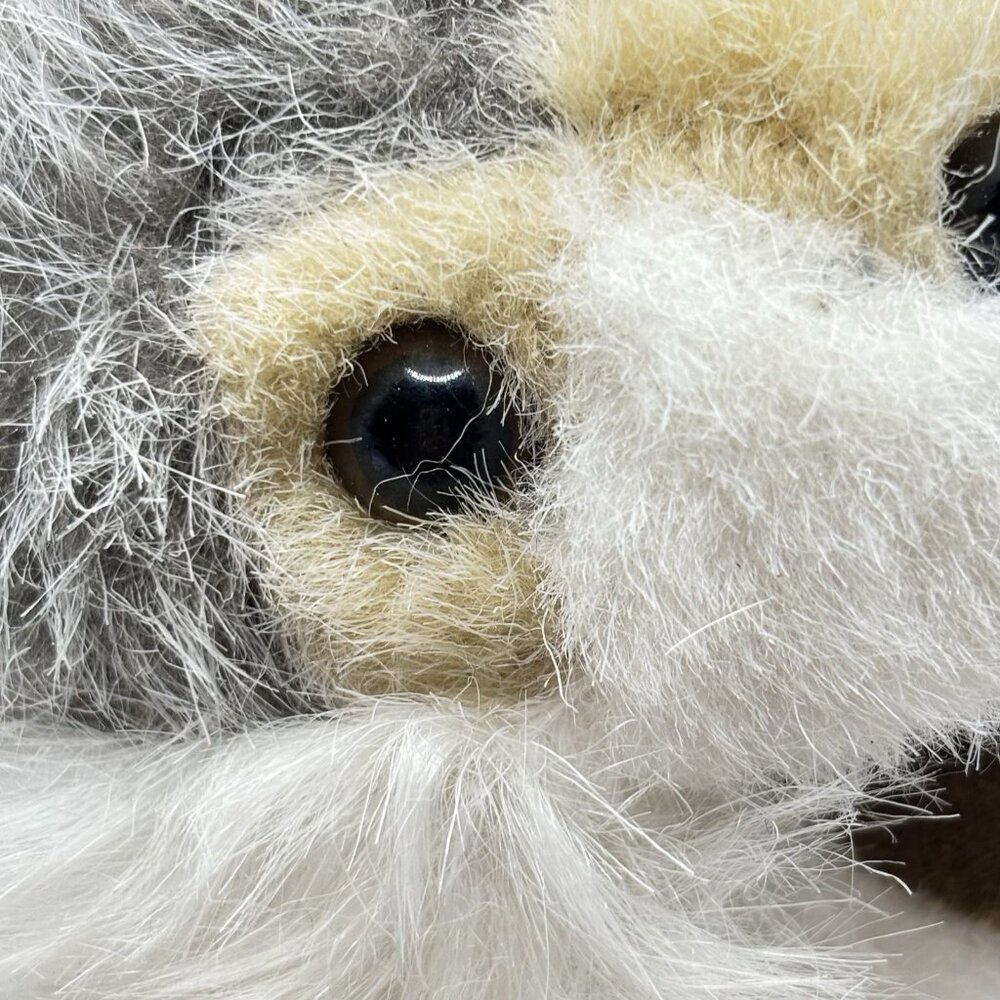 Defenders Of Wildlife Howling Wolf Pup 8” Plush Stuffed Animal Dog Puppy Gray - Picture 6 of 13